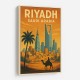Riyadh Saudi Arabia Travel Poster 1 Wall Art Riyadh Saudi Arabia Travel Poster 1 Wall Art
