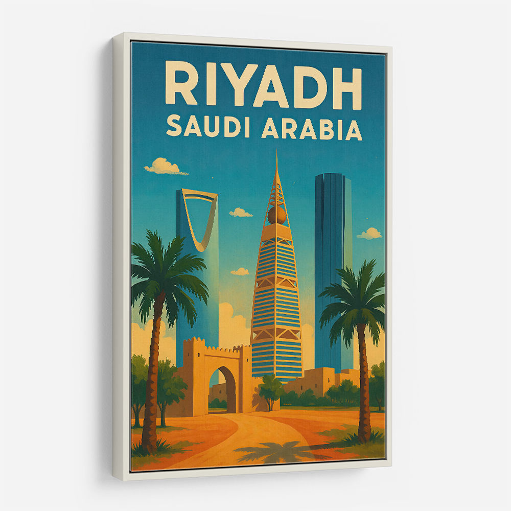 Riyadh Saudi Arabia Travel Poster Wall Art Riyadh Saudi Arabia Travel Poster Wall Art