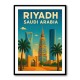 Riyadh Saudi Arabia Travel Poster Wall Art Riyadh Saudi Arabia Travel Poster Wall Art