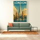 Shard London Travel Poster 1 Wall Art