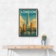 Shard London Travel Poster 1 Wall Art