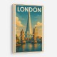 Shard London Travel Poster 1 Wall Art