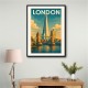 Shard London Travel Poster 1 Wall Art