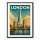 Shard London Travel Poster 1 Wall Art