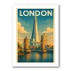 Shard London Travel Poster 1 Wall Art