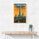 Shard London Travel Poster Wall Art