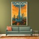 Shard London Travel Poster Wall Art