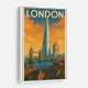 Shard London Travel Poster Wall Art