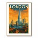 Shard London Travel Poster Wall Art
