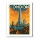 Shard London Travel Poster Wall Art