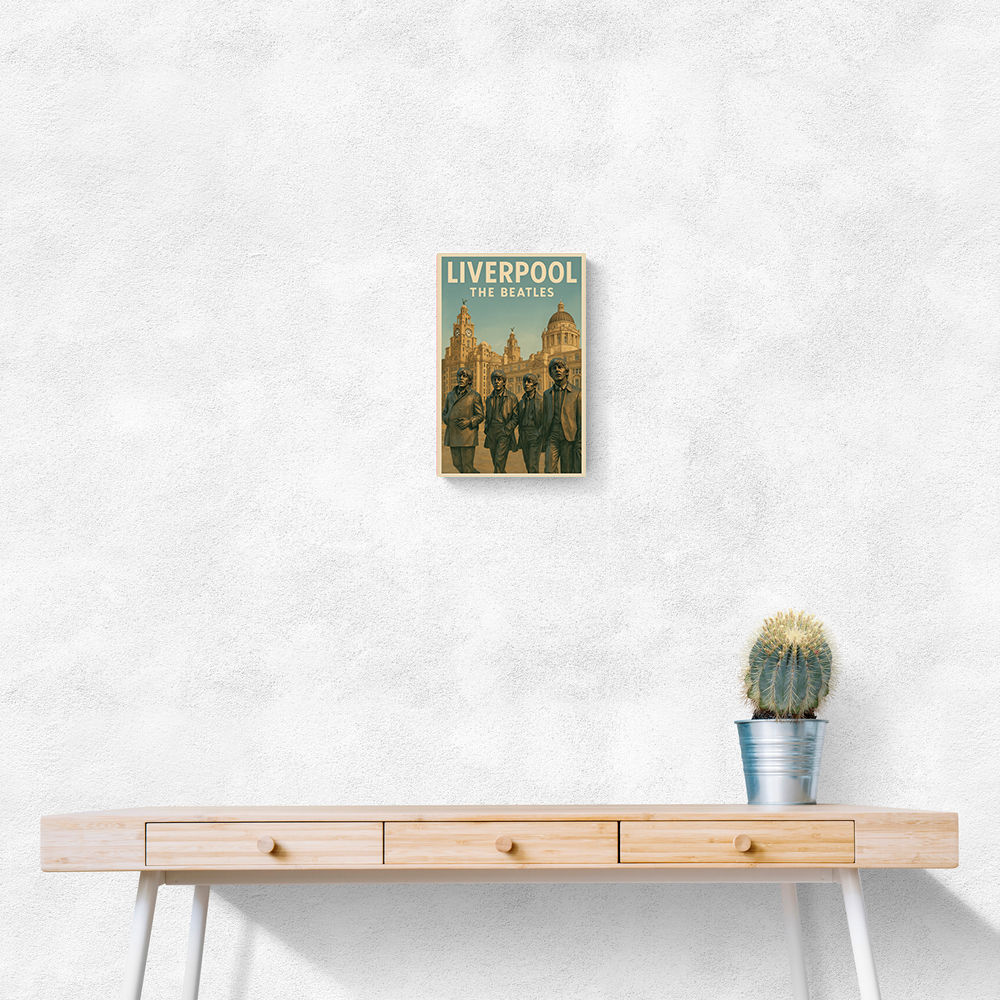The Beatles Liverpool Travel Poster 1 Wall Art