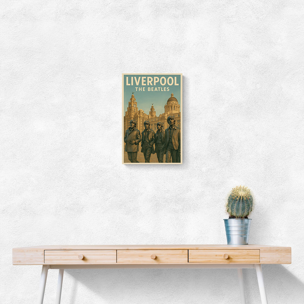The Beatles Liverpool Travel Poster 1 Wall Art
