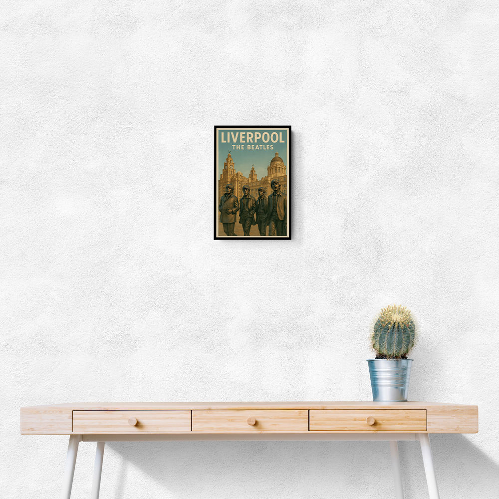 The Beatles Liverpool Travel Poster 1 Wall Art