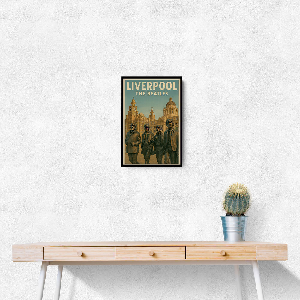 The Beatles Liverpool Travel Poster 1 Wall Art