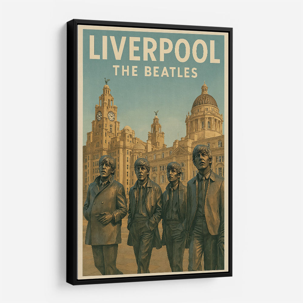 The Beatles Liverpool Travel Poster 1 Wall Art