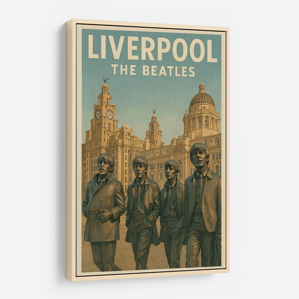 The Beatles Liverpool Travel Poster 1 Wall Art