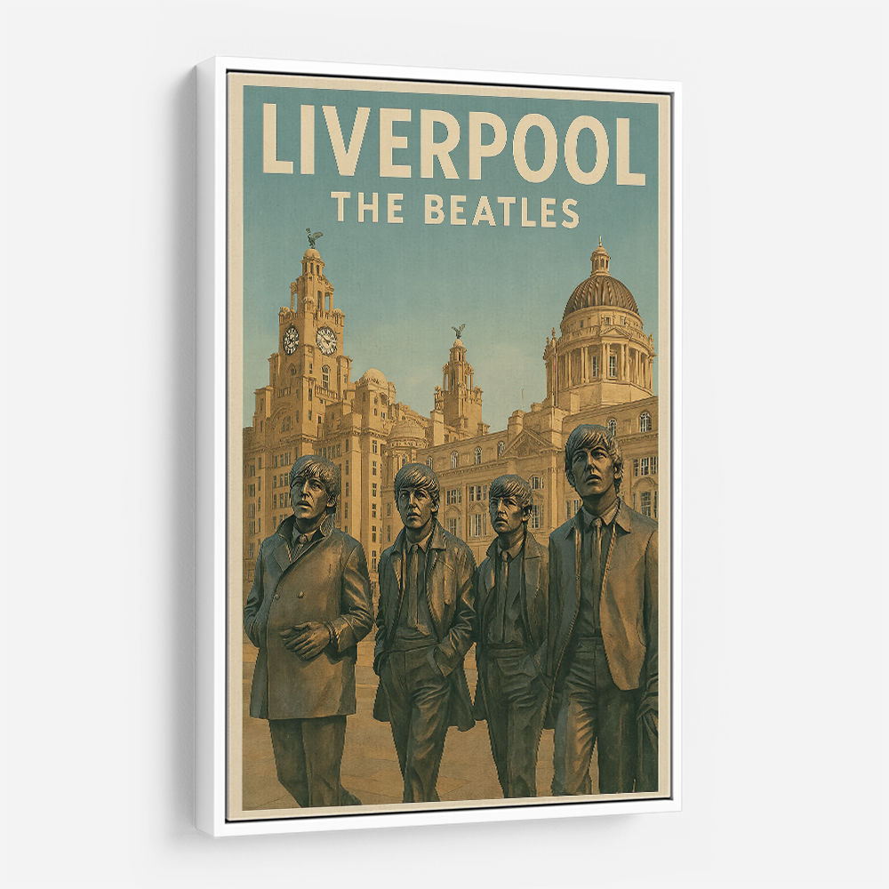 The Beatles Liverpool Travel Poster 1 Wall Art