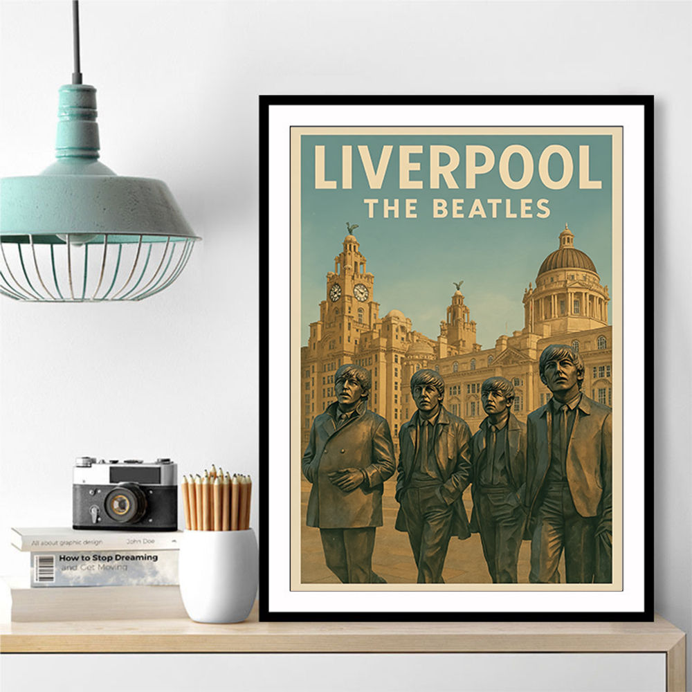 The Beatles Liverpool Travel Poster 1 Wall Art