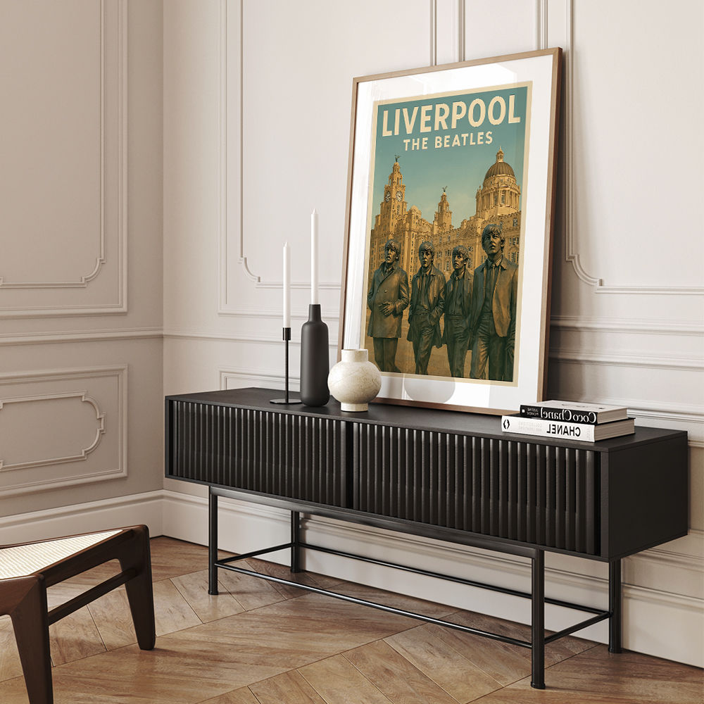 The Beatles Liverpool Travel Poster 1 Wall Art
