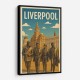 The Beatles Liverpool Travel Poster Wall Art The Beatles Liverpool Travel Poster Wall Art