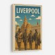 The Beatles Liverpool Travel Poster Wall Art The Beatles Liverpool Travel Poster Wall Art