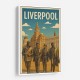 The Beatles Liverpool Travel Poster Wall Art The Beatles Liverpool Travel Poster Wall Art