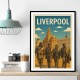The Beatles Liverpool Travel Poster Wall Art The Beatles Liverpool Travel Poster Wall Art