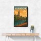 Glasgow Travel Poster 2 Wall Art