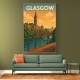 Glasgow Travel Poster 2 Wall Art