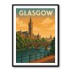 Glasgow Travel Poster 2 Wall Art