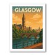 Glasgow Travel Poster 2 Wall Art