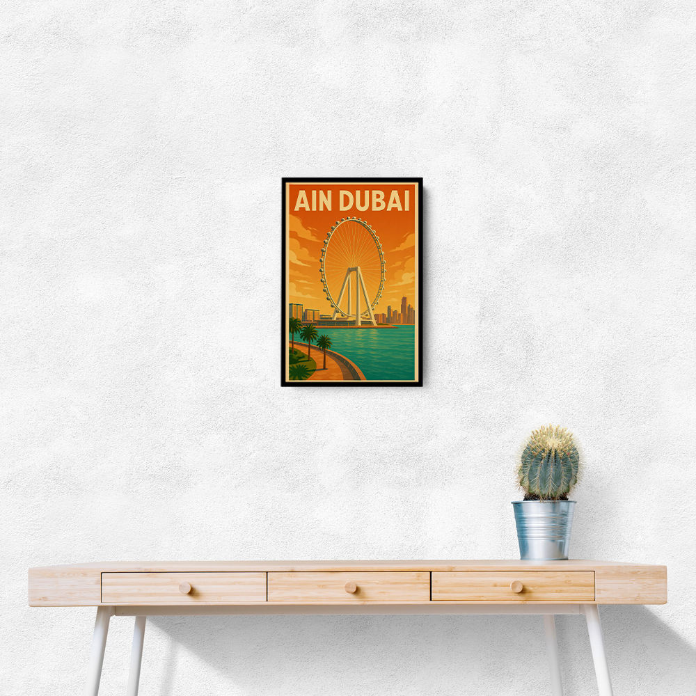 Ain Dubai Poster Wall Art Ain Dubai Poster Wall Art