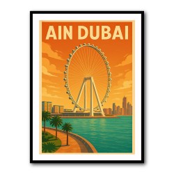 Ain Dubai Poster Wall Art