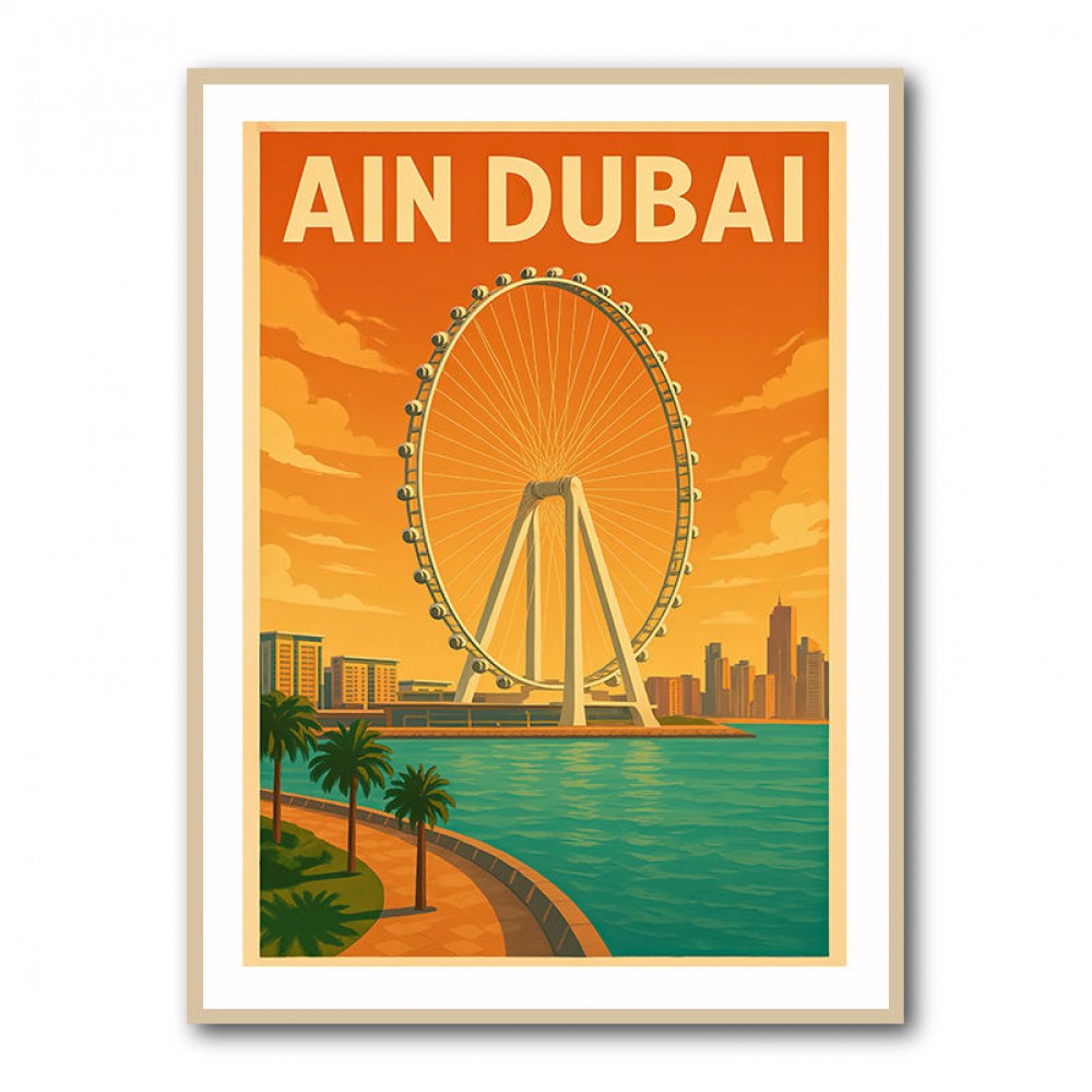 Ain Dubai Poster Wall Art Ain Dubai Poster Wall Art