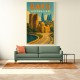 Baku Travel Poster 1 Wall Art Baku Travel Poster 1 Wall Art