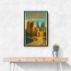 Baku Travel Poster 1 Wall Art Baku Travel Poster 1 Wall Art