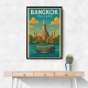 Bangkok Thailand Travel Poster 1 Wall Art Bangkok Thailand Travel Poster 1 Wall Art