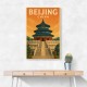 Beijing China Travel Poster Wall Art Beijing China Travel Poster Wall Art