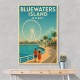 Bluewaters Island Dubai Poster Wall Art Bluewaters Island Dubai Poster Wall Art