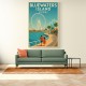 Bluewaters Island Dubai Poster Wall Art Bluewaters Island Dubai Poster Wall Art