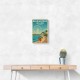 Bluewaters Island Dubai Poster Wall Art Bluewaters Island Dubai Poster Wall Art