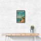 Bluewaters Island Dubai Poster Wall Art Bluewaters Island Dubai Poster Wall Art