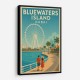 Bluewaters Island Dubai Poster Wall Art Bluewaters Island Dubai Poster Wall Art