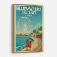 Bluewaters Island Dubai Poster Wall Art Bluewaters Island Dubai Poster Wall Art