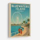 Bluewaters Island Dubai Poster Wall Art Bluewaters Island Dubai Poster Wall Art