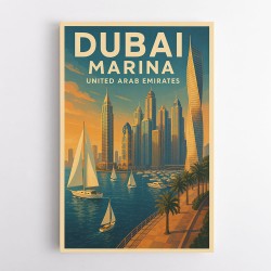 Dubai Marina Poster 1 Wall Art