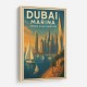 Dubai Marina Poster 1 Wall Art Dubai Marina Poster 1 Wall Art