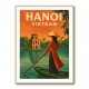Hanoi Travel Poster Wall Art Hanoi Travel Poster Wall Art