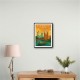 Ho Chi Minh City Travel Poster Wall Art Ho Chi Minh City Travel Poster Wall Art