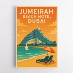 Jumeirah Beach Hotel Poster 1 Wall Art
